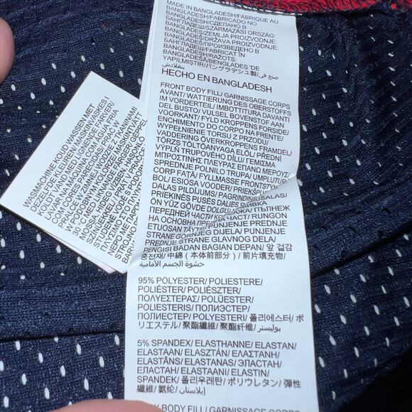 ✨NWT MAJESTIC Minnesota Twins Women Jersey Top M Red Navy MLB Baseball Fan Shirt - Picture 5 of 7